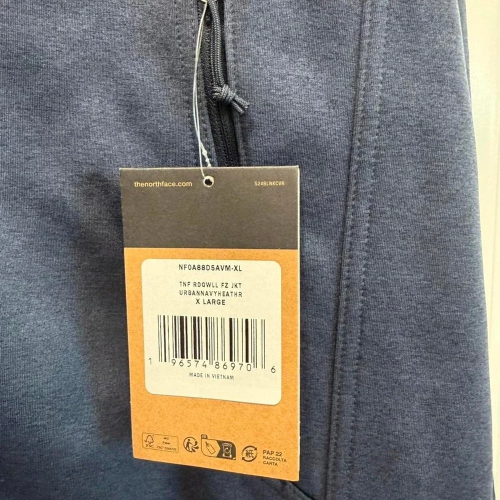 North Face Jacket - XL in Navy Heather